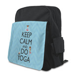 Keep Calm & Do Yoga Preschool Backpack