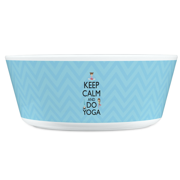 Keep Calm & Do Yoga Kids Bowls - FRONT