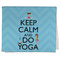 Keep Calm & Do Yoga Kitchen Towel - Poly Cotton - Folded Half