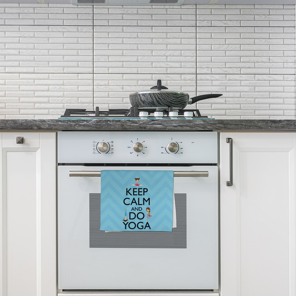 Keep Calm & Do Yoga Kitchen Towel - Poly Cotton - Lifestyle