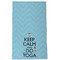 Keep Calm & Do Yoga Kitchen Towel - Poly Cotton - Full Front