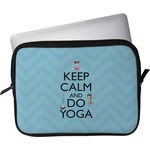 Keep Calm & Do Yoga Laptop Sleeve / Case