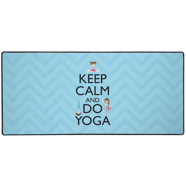 Custom Keep Calm & Do Yoga 3XL Gaming Mouse Pad - 35" x 16"