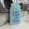 Keep Calm & Do Yoga Large Laundry Bag - In Context