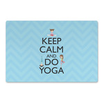 Keep Calm & Do Yoga Large Rectangle Car Magnet