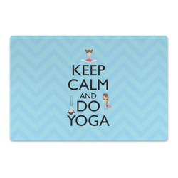 Keep Calm & Do Yoga Large Rectangle Car Magnet