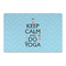 Keep Calm & Do Yoga Large Rectangle Car Magnets- Front/Main/Approval