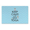 Keep Calm & Do Yoga Large Rectangle Car Magnet