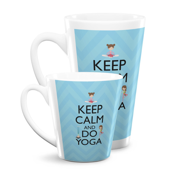 Keep Calm & Do Yoga Latte Mugs Main