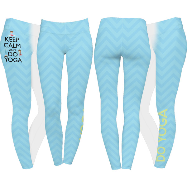 Keep Calm & Do Yoga Leggings Turn Around - Apvl