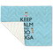 Keep Calm & Do Yoga Linen Placemat - Folded Corner (single side)