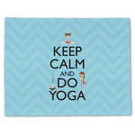 Keep Calm & Do Yoga Single-Sided Linen Placemat - Single