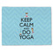 Keep Calm & Do Yoga Single-Sided Linen Placemat - Single