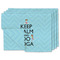 Keep Calm & Do Yoga Linen Placemat - MAIN Set of 4 (double sided)