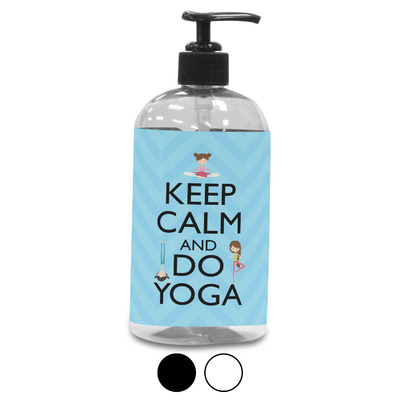Keep Calm & Do Yoga Plastic Soap / Lotion Dispenser