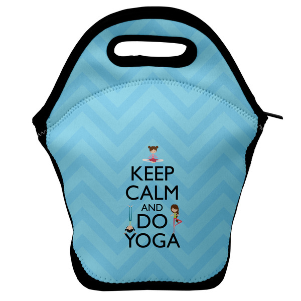 Custom Keep Calm & Do Yoga Lunch Bag