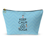 Keep Calm & Do Yoga Makeup Bag - Large - 12.5"x7"