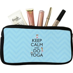 Keep Calm & Do Yoga Makeup / Cosmetic Bag - Small