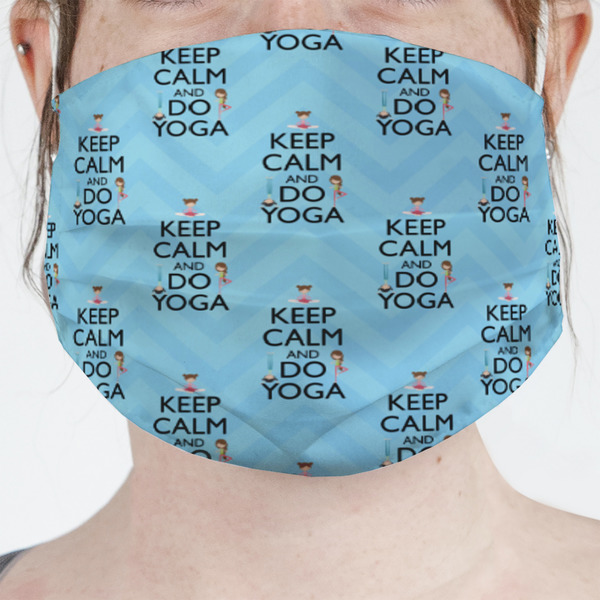 Custom Keep Calm & Do Yoga Face Mask Cover