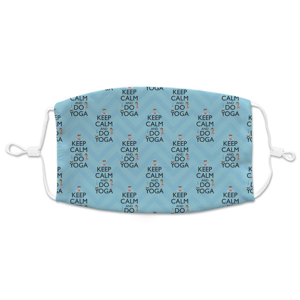 Custom Keep Calm & Do Yoga Adult Cloth Face Mask - XLarge
