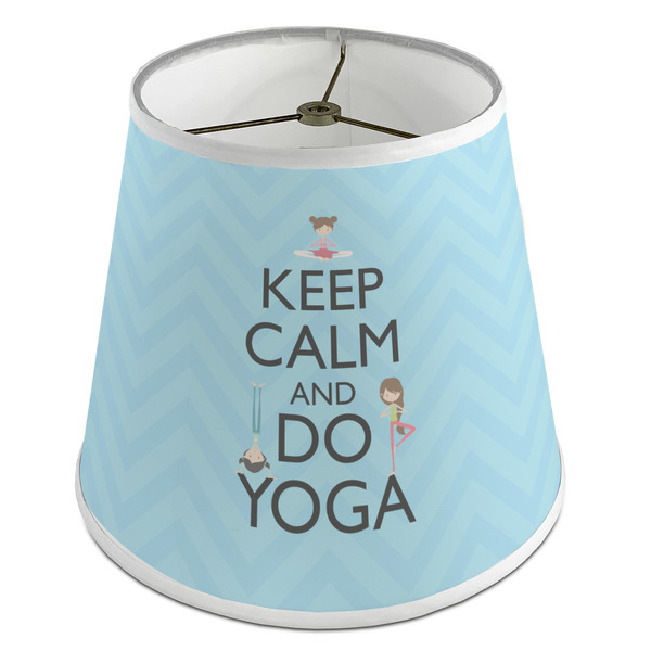 Custom Keep Calm & Do Yoga Empire Lamp Shade