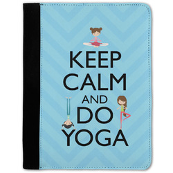 Keep Calm & Do Yoga Notebook Padfolio - Medium