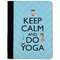 Keep Calm & Do Yoga Medium Padfolio - FRONT