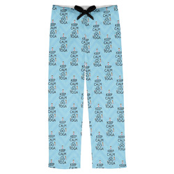 Keep Calm & Do Yoga Mens Pajama Pants - S