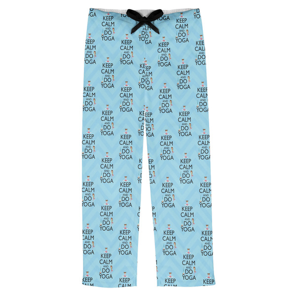 Custom Keep Calm & Do Yoga Mens Pajama Pants