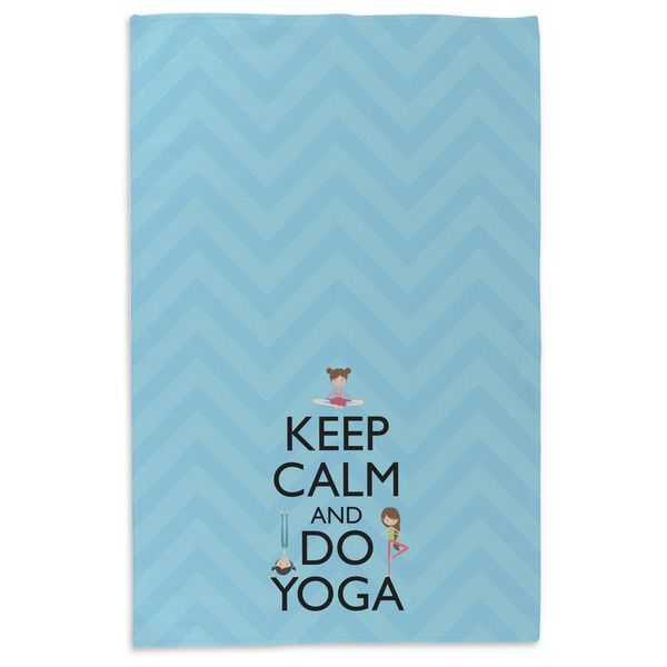 Keep Calm & Do Yoga Microfiber Dish Towel - APPROVAL