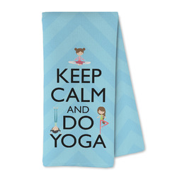 Keep Calm & Do Yoga Kitchen Towel - Microfiber