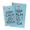Keep Calm & Do Yoga Microfiber Golf Towel - PARENT/MAIN