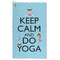 Keep Calm & Do Yoga Microfiber Golf Towel