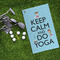 Keep Calm & Do Yoga Microfiber Golf Towels - LIFESTYLE