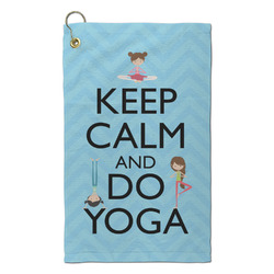 Keep Calm & Do Yoga Microfiber Golf Towel - Small