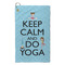 Keep Calm & Do Yoga Microfiber Golf Towel - Small