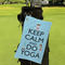 Keep Calm & Do Yoga Microfiber Golf Towels - Small - LIFESTYLE