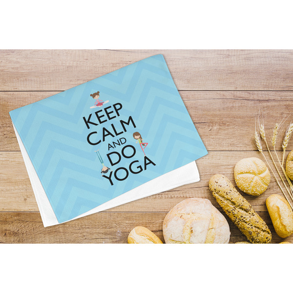 Keep Calm & Do Yoga Microfiber Kitchen Towel - LIFESTYLE