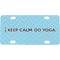 Keep Calm & Do Yoga Mini License Plate