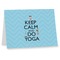 Keep Calm & Do Yoga Note Card - Main