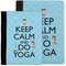 Keep Calm & Do Yoga Notebook Padfolio - MAIN