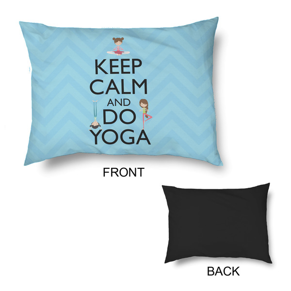 Keep Calm & Do Yoga Outdoor Dog Beds - Medium - APPROVAL