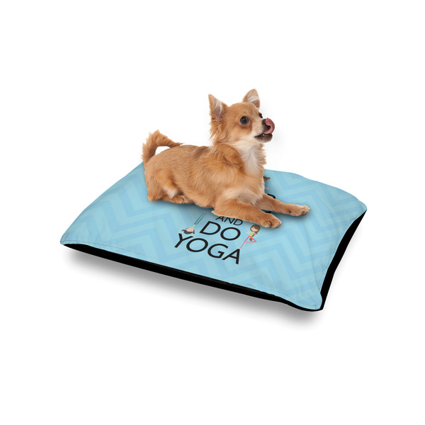 Keep Calm & Do Yoga Outdoor Dog Beds - Small - IN CONTEXT