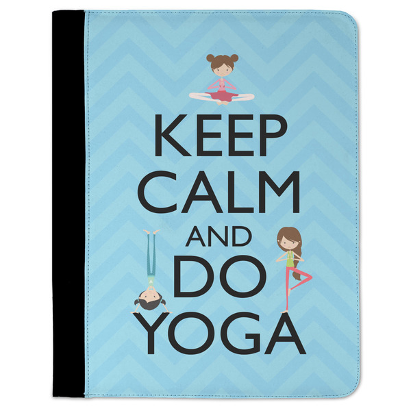 Custom Keep Calm & Do Yoga Padfolio Clipboard