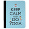 Keep Calm & Do Yoga Padfolio Clipboards - Large - FRONT