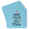 Keep Calm & Do Yoga Paper Coasters - Front/Main