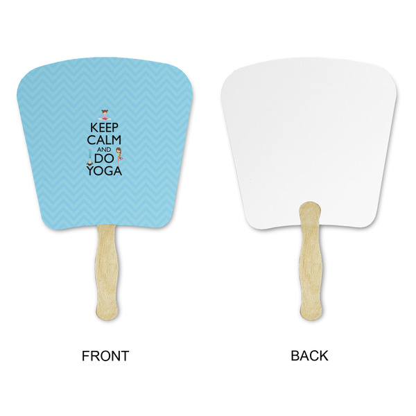 Keep Calm & Do Yoga Paper Fans - Approval