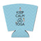 Keep Calm & Do Yoga Party Cup Sleeves - with bottom - FRONT