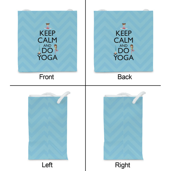 Keep Calm & Do Yoga Party Favor Gift Bag - Matte - Approval