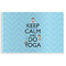 Keep Calm & Do Yoga Disposable Paper Placemats